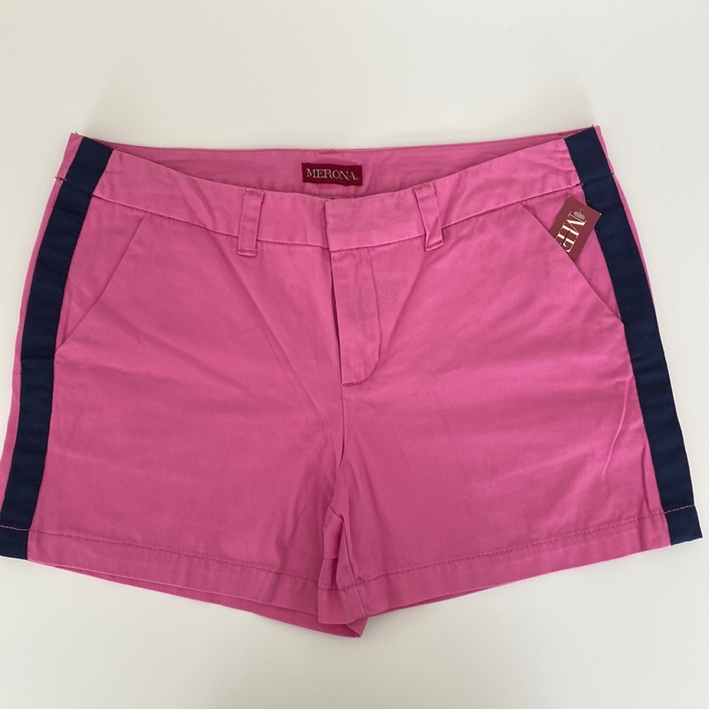 Merona Tuxedo Shorts in Sarah Pink. Size 10